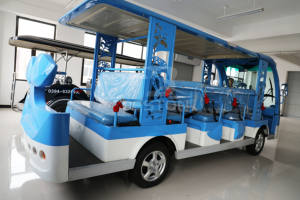 รถบัสท่องเที่ยวขนาดใหญ่สำหรับนักท่องเที่ยวในสวนสนุก - Product Image 2