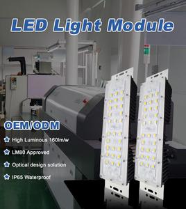 Module de rue haute puissance 100W 144 LED, ajustement universel 8S18P, dissipateur thermique intégré, étanche IP66, lentille 236x140mm - Product Image 5