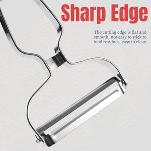 Manjia-pelador de <span class=keywords><strong>papa</strong></span> multifuncional de acero inoxidable, pelador giratorio para fruta, verdura, zanahorias y patatas - Product Image 6