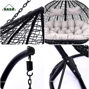 भारी शुल्क स्क्रीन स्विंग आधुनिक घर के बाहर कुर्सी सेट वयस्कों कमरे में रहने वाले भारत स्टील आँगन झूलों निविड़ अंधकार - Product Image 6