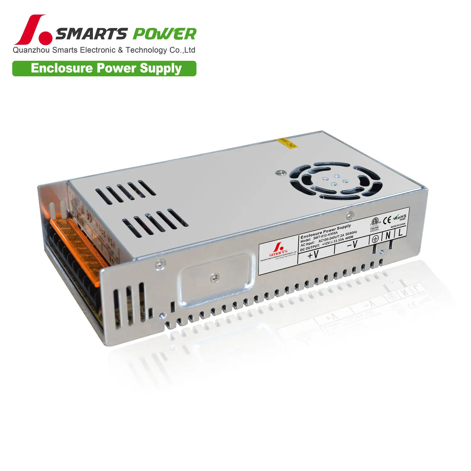 ETL CE approved 400w intertek LED 12v dc transformer 30 amp