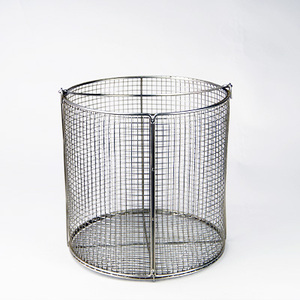 <span class=keywords><strong>Cesta</strong></span> de Almacenamiento de Malla Personalizada para Esterilización de Herramientas Hospitalarias, de Alambre, Forma Circular con Asa, Fácil de Limpiar - Product Image 6