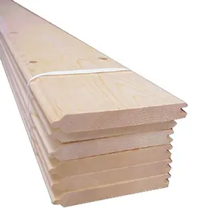 इमारत की सजावट के लिए जीभ और नाली वाली लकड़ी की दीवार बोर्ड उच्च गुणवत्ता वाले पाइन बोर्ड