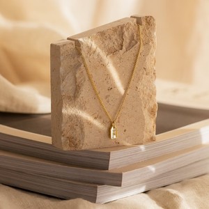 Tendance Charme Collier Minimaliste Personnalisé Initiale Plaqué Or Collier Lettre Collier Meilleur Ami Cadeau - Product Image 3
