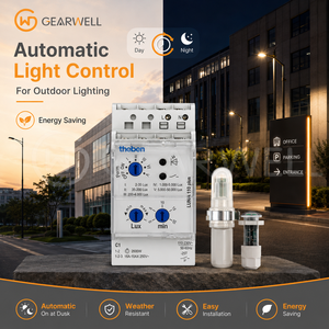 Interrupteur crépusculaire numérique Theben <span class=keywords><strong>LUNA</strong></span> 110 Plus EL sur rail DIN pour l'automatisation de l'éclairage extérieur - Product Image 6