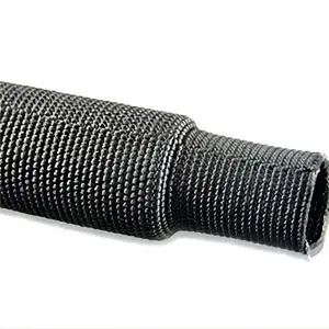 nylon textile burst sleeve abrasion-resistant fabric heat-shrink tubing braided tubing for hose sleeve