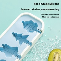Moule à crème glacée en silicone de qualité alimentaire Machine à popsicle domestique Outil de broyeur de bâton de fromage à crème glacée fait maison