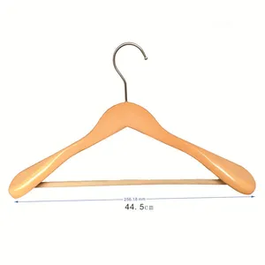CXT465 setelan gantungan mantel dengan 360 derajat pengait dapat diputar gantungan kayu disesuaikan untuk setelan celana jaket gantungan kayu Non selip