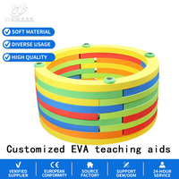 JW-226 Seau flottant en EVA personnalisé par le fabricant, jouet d'apprentissage aquatique pour enfants, aide pédagogique pour l'éveil parent-enfant