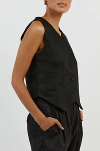Set di <span class=keywords><strong>Abbigliamento</strong></span> in <span class=keywords><strong>Lino</strong></span> Personalizzato per <span class=keywords><strong>Donna</strong></span>, 2 Pezzi, Completo Casual con Gilet, Pigiama in Cotone e <span class=keywords><strong>Lino</strong></span> - Product Image 5