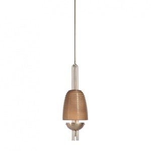 Lámpara de Pie Retro con Pantalla Metálica Beige, Diseño de Mediados de Siglo, Fuente de Luz LED, Base E26, Control con Interruptor - Product Image 3