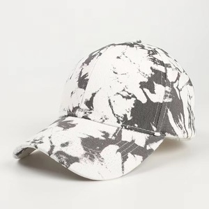 Gorra de béisbol de cola de caballo con diseño de leopardo cruzado alto Tiedye barata al por mayor, estilo deportivo, protección solar para mujer, Color grafiti - Product Image 5