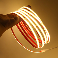 Bande LED COB flexible AC220V, étanche IP65, découpable toutes les 10 cm, 240 LED par mètre, 3000K 4000K 6000K, pour décoration intérieure, ruban LED