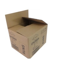 Boîte d'expédition ondulée kraft renforcée personnalisée pour bouteilles de vin en verre Avantage UV avec inserts en feuille