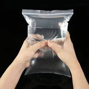 透明透明プラスチック食品包装防水ジップロックPEバッグ工場直販
