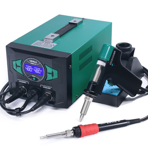 Kit de station de soudage et de dessoudage 948D III, station de soudage numérique 3-en-1 avec aspirateur à soudure, fer à souder - Product Image 3