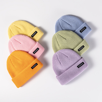 Bonnet tricoté unisexe confortable et doux, couleur unie, haute élasticité, idéal pour l'extérieur et la conduite, pour homme et femme