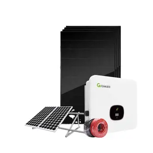 新设计的15kw太阳能电池板安装系统10kw并网太阳能系统