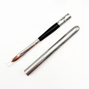 Accueil Voyage Accessoires En Aluminium Simple Brosse À Lèvres Maquillage Cosmétique Brosse À Lèvres Weasel Cheveux Cheveux Synthétiques Brosse À Lèvres - Product Image 6