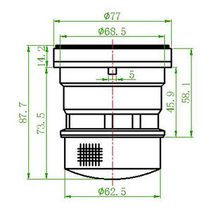 パルス出力ラインパルスカウンター付きISO4064dn15水道メーターカウンター - Product Image 3