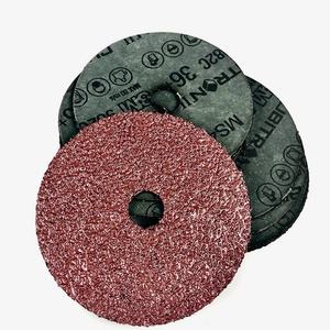 Disque en fibre 3M 982C Cubitron <span class=keywords><strong>II</strong></span> en céramique à trous ronds, 5 pouces (125 mm), grain 36+ à 80+, pour le polissage et l'ébavurage du métal - Product Image 2