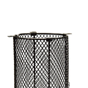 REPTIZOO 0.8 Gal 2.9 L siyah silindirik evcil hayvan kafesi tamamen kapalı tel örgü kafes tel örgü sepet - Product Image 5