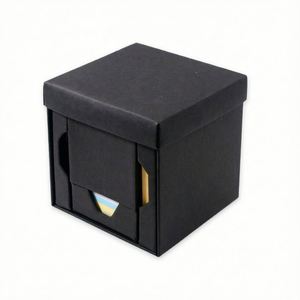 2026 Custom Eco-friendly Kraft Paper Desk Organizer Modular <b>Clipboard</b> Stationery Storage Box Set with Sticky Notes Pen Holder - Product Image 2