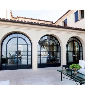 דרצ 'י דלת כניסה מברזל יצוק חיצונית ביטחון עיצוב מודרני דלתות חוץ בתים - Product Image 2