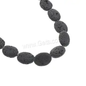 Toplu takı moda siyah taş boncuk kolye pirinç 1087171