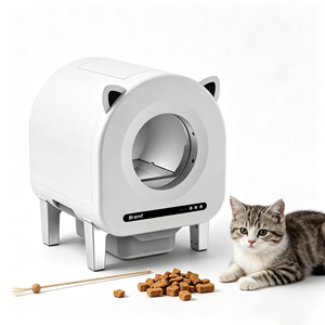 Auto Clean <b>Cat</b> <b>Litter</b> Box Kattenbak Self Cleaning Low Noise Design For Large And Adult <b>Cats</b> - Product Image 1