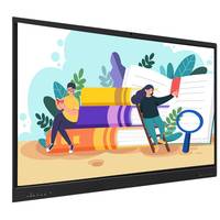 Equipo de Audio AV, pantalla táctil de 110 pulgadas, pantallas de PC Android con altavoz de software, micrófono de cámara wifi para uso en escenario de eventos de proyectos