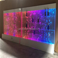 Écrans muraux à bulles d'eau, panneaux mobiles sur mesure pour mariage, éclairage LED, haut-parleurs audio musicaux, cloisons de salle