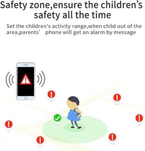 Q12 Kids Watch 1.44 Inch LBS Positioning IP67 Anti-lost Smart Watch Tracker SOS SIM Call GSM SIM Xmas Gifts for Child Kids Q12B - Product Image 6