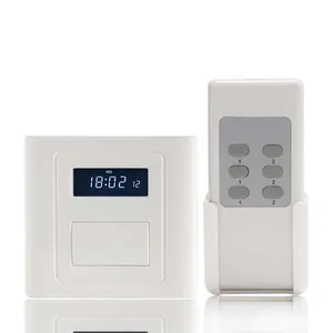 Wireless 1 gang RF light Switch 220V Remote Control Delay off