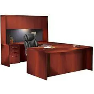 Basit tasarım ofis mobilyaları kaplama kapak yönetici ofis masası özellikleri