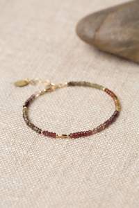 Haute Qualité Dainty Pastèque Tourmaline Bracelet À La Main Guérison Cristal Bijoux Non Ternir Bijoux Bracelet En Pierre Naturelle - Product Image 5