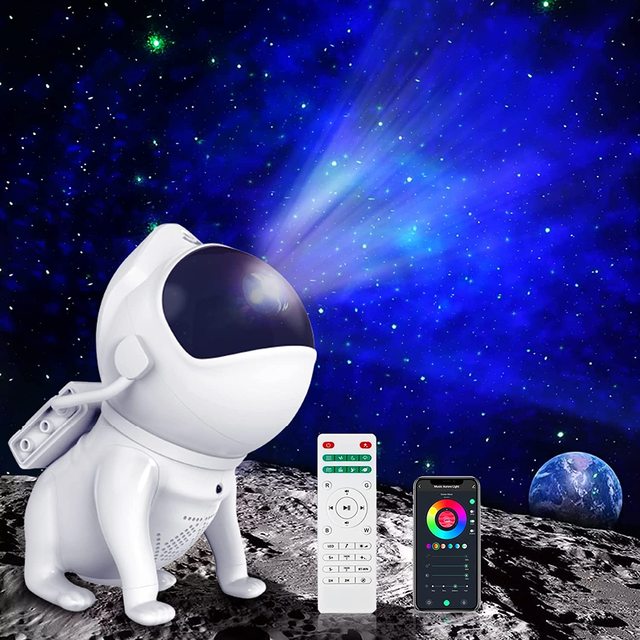 BL-TKG06 Smart Wifi APP Astronaut Universe Light Starry Sky galaxy Projector Space Dog Star Projector