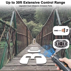 ハンドヘルド超音波犬しつけ器 無駄吠え防止装置 犬用吠え声抑止機 - Product Image 4