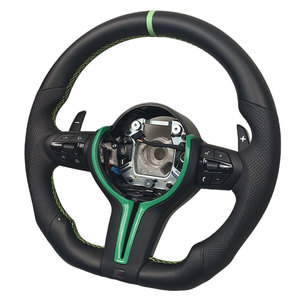 Volant en cuir chauffant personnalisé avec fibre de carbone pour X5 M2 M3 M4 M5 (F10/<span class=keywords><strong>F50</strong></span>/F30/F32/F80/F82/F90/E90/E92/E60/E63/G20/G30) - Product Image 3