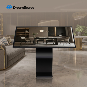 27'' Interactive Touch Screen Kiosk Horizontal Stand Digital Signage Player Atmosphere <b>Lights</b> for Hotel Lobby Retail Store - Product Image 4