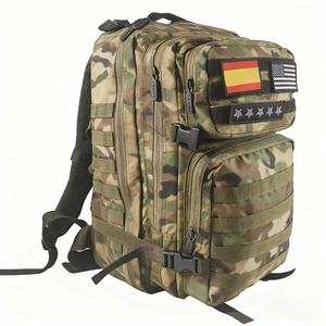 Doble hombro 3P gran capacidad Crossbody caza resistente negro Nylon mochila Molle 45L mochila táctica - Product Image 1