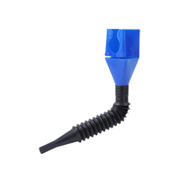 Kit d'entonnoir à huile pliable mains libres en PP souple, couleur personnalisée, avec taille sur mesure pour le remplissage et le vidage de carburant automobile