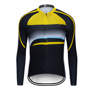 Invierno Ciclismo Jersey Set Fleece Hombres Ciclismo Ropa de manga larga MTB Bike Road Pantalones Bib Maillot Culotte Ciclismo - Product Image 5