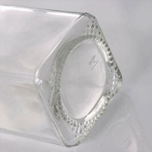 Juego de Saleros y Pimenteros Cuadrados de Vidrio de 4 oz al por Mayor con Tapas Plateadas para Almacenamiento de Especias - Product Image 5