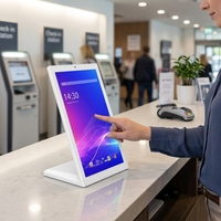 Tablette PC Android personnalisée OEM avec écran tactile portrait 8, 10.1, 14, 15.6 pouces, POE, NFC, 4G, batterie intégrée, pour affichage numérique et services en libre-service