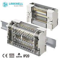 2극 공장 공급 전기 단자 125A 500V 전원 전기 커넥터 10-35mm² 분배 단자대