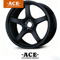 Jantes en alliage d'aluminium forgées GT de 15 à 20 pouces, bleu marine, flow forming, pour voitures particulières Honda, BMW, Benz, Porsche, Supra, Land Rover