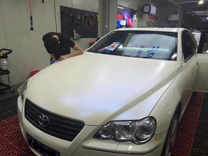 1.52x18m <span class=keywords><strong>PVC</strong></span> beberapa warna gelembung udara gratis logam Matt putih ke biru bunglon sisi tubuh vinil pembungkus mobil stiker desain <span class=keywords><strong>Film</strong></span> - Product Image 4