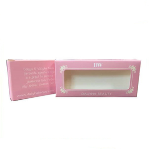 Beauté rose boîte d'emballage de cils Belle vide mignon boîte à cils cosmétiques Haut De gamme boîte à cils - Product Image 1