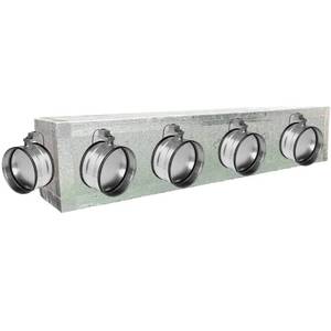 Sistemas HVAC de Espuma de Poliuretano de 5 Zonas, Diseño Industrial, Característica Flexible, Amortiguadores Motorizados Lindab de 160/200 mm para Aire Acondicionado 240V - Product Image 5
